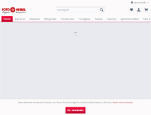 Tablet Screenshot of foto-heibel.de